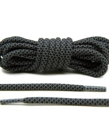 Black 3M Reflective Rope Laces
